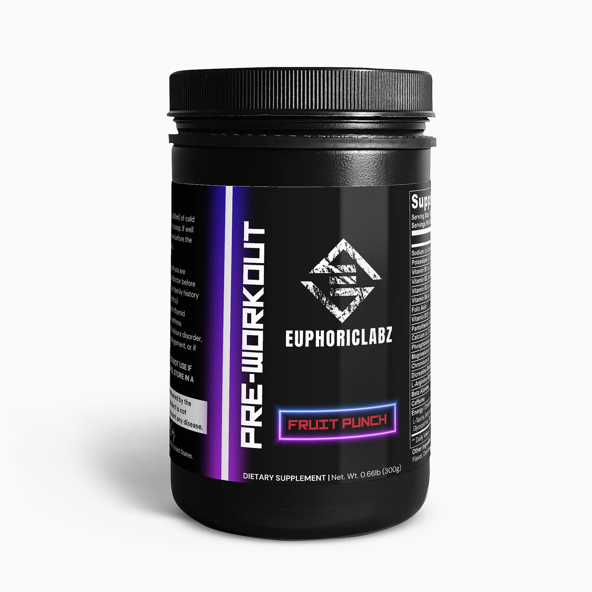 EUPHORIC SHOCK (Pre-Workout) Fruit Punch