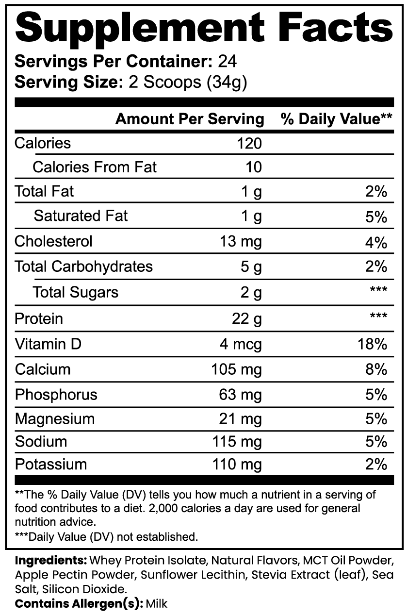 Euphoric Whey Protein Isolate (Vanilla)