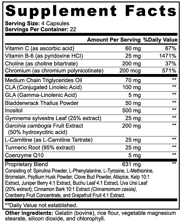 EUPHORIC SHREDS (Fat Burner With MCT Oil)