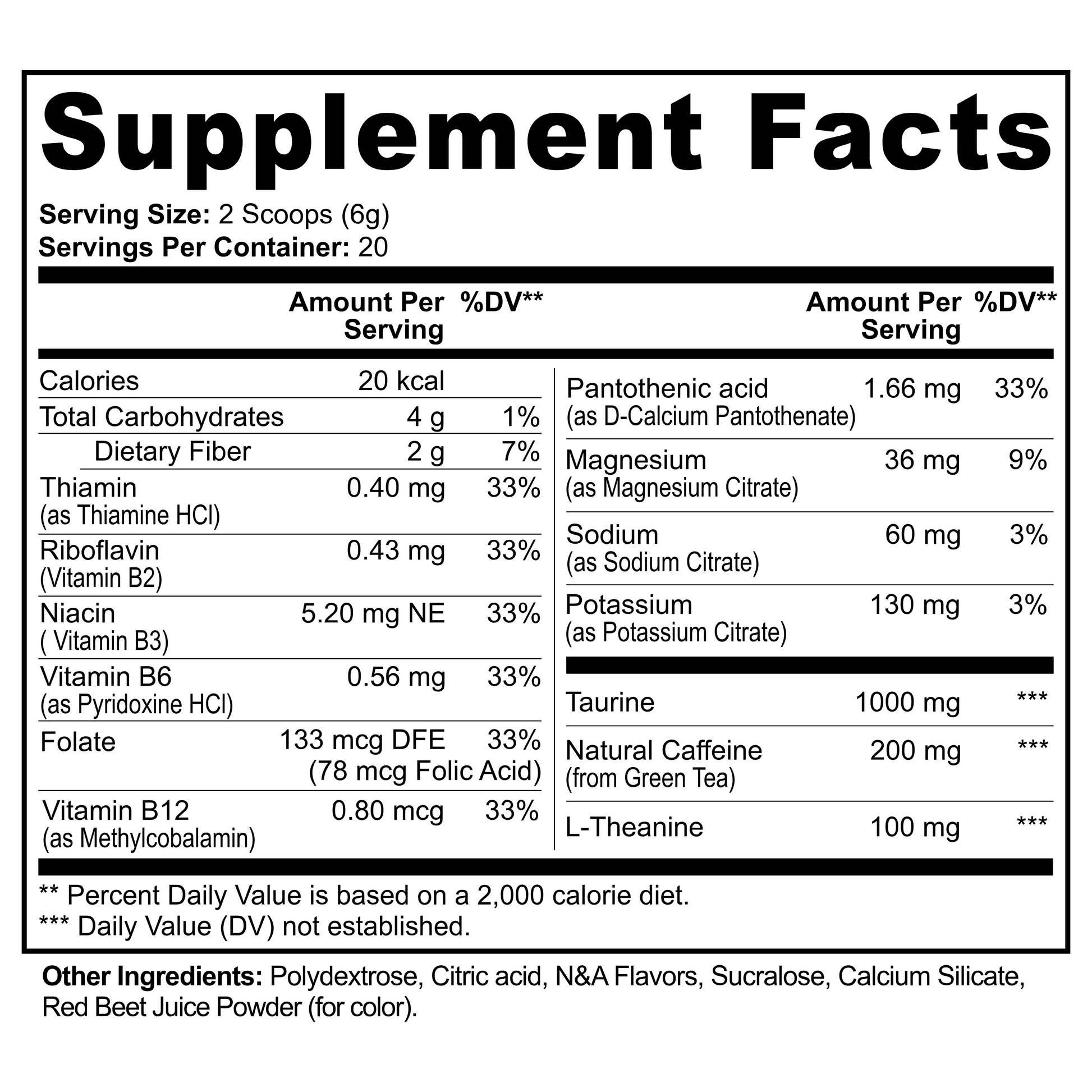 EUPHORIC ENERGY (Low-Stim) Guava Berry
